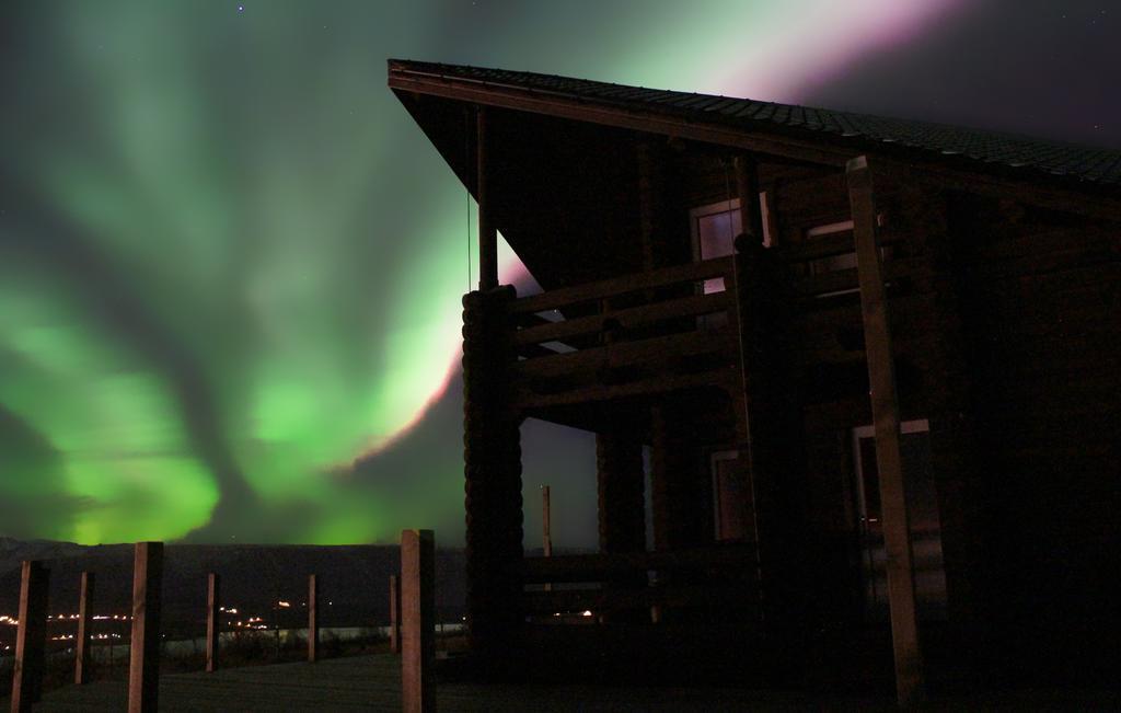 Akureyri Log Cabin Exterior photo