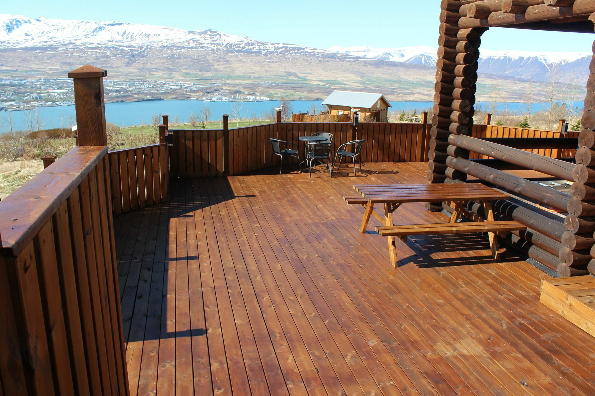 Akureyri Log Cabin Exterior photo