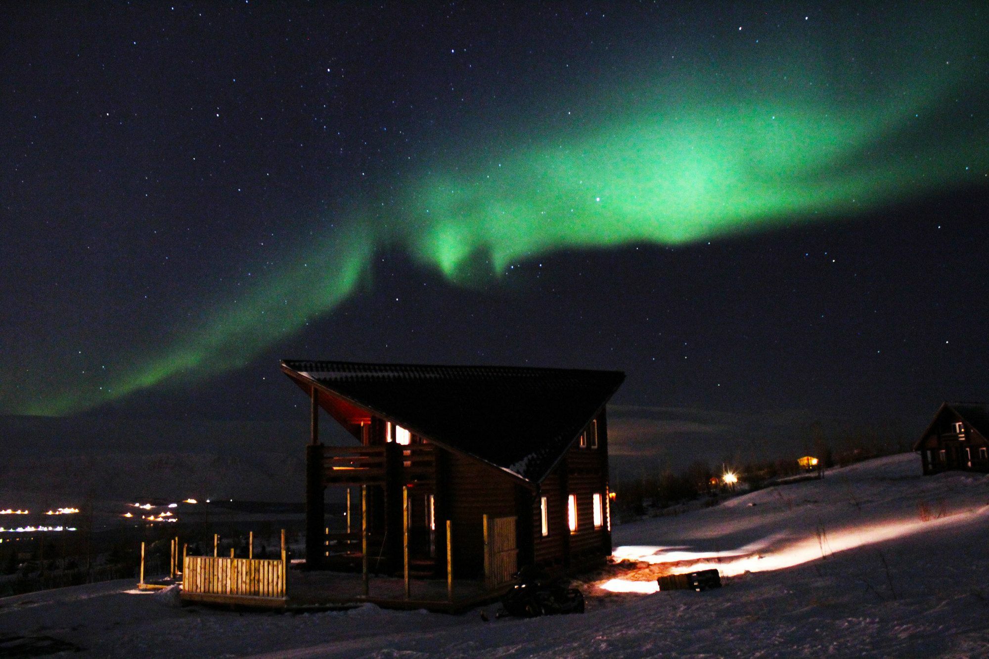 Akureyri Log Cabin Exterior photo
